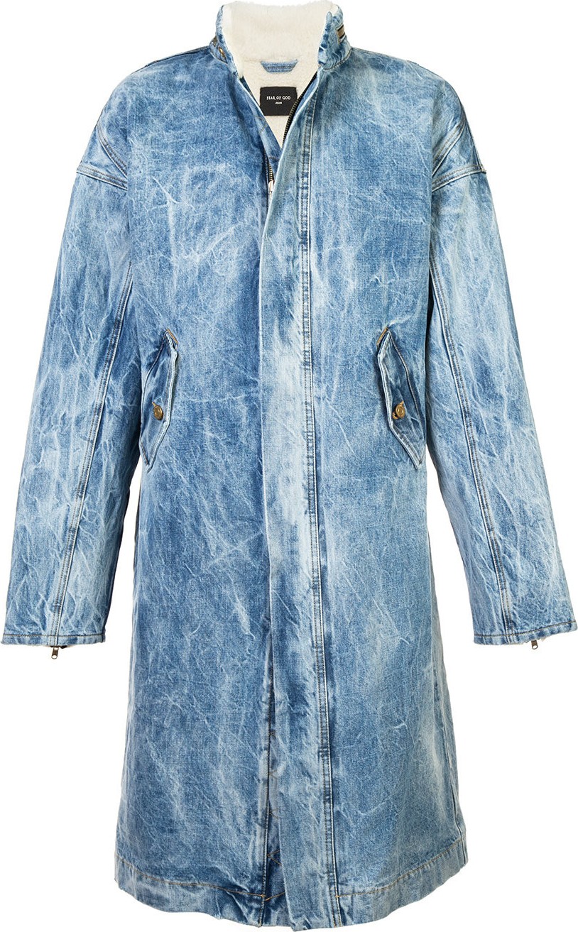 Fear of God long denim deckcoat
