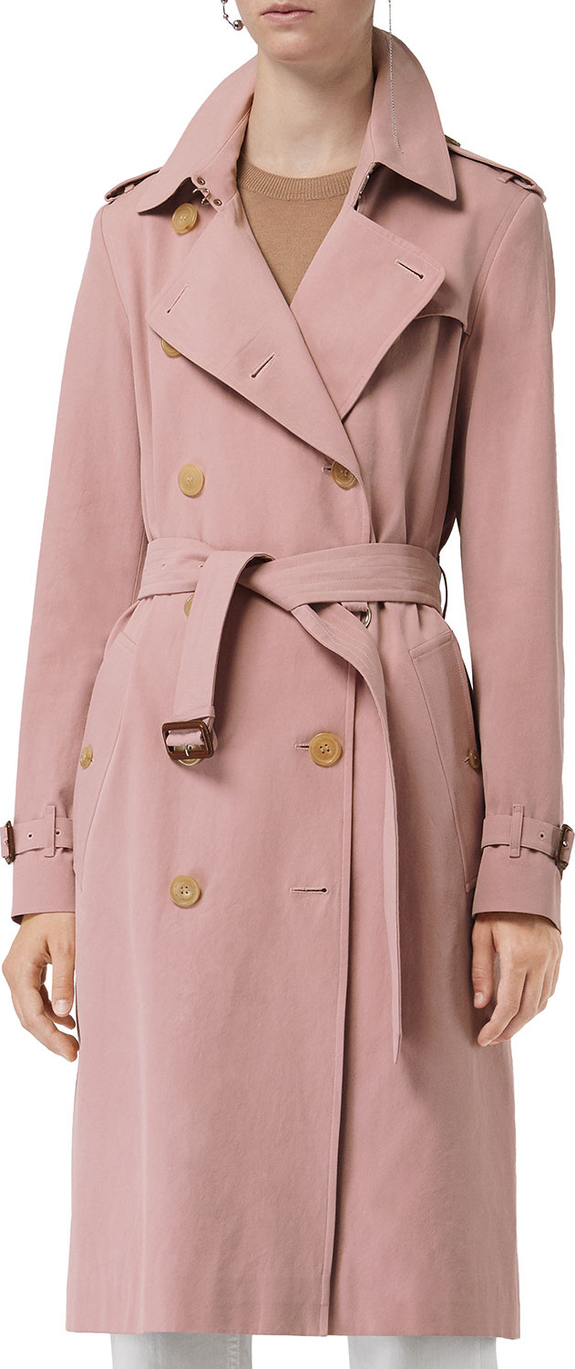Burberry London England The Kensington - Mid-Length Heritage Trench Coat