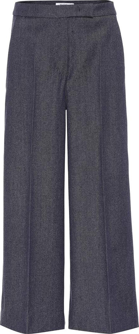 Max Mara Revere cropped wide-leg pants