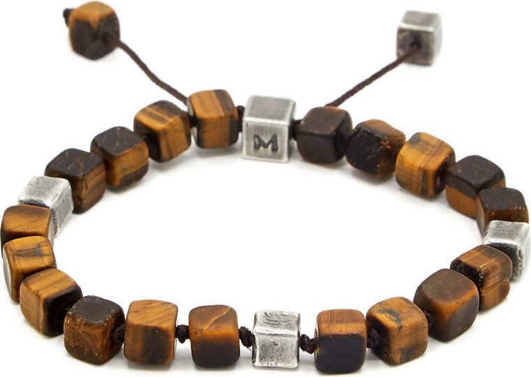 M. Cohen Tigers eye beaded bracelet