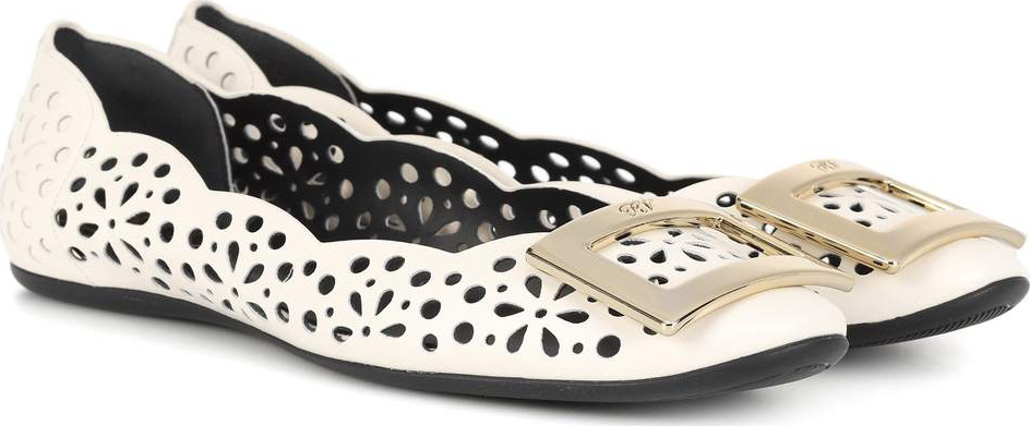 Roger Vivier Gommette leather ballet flats