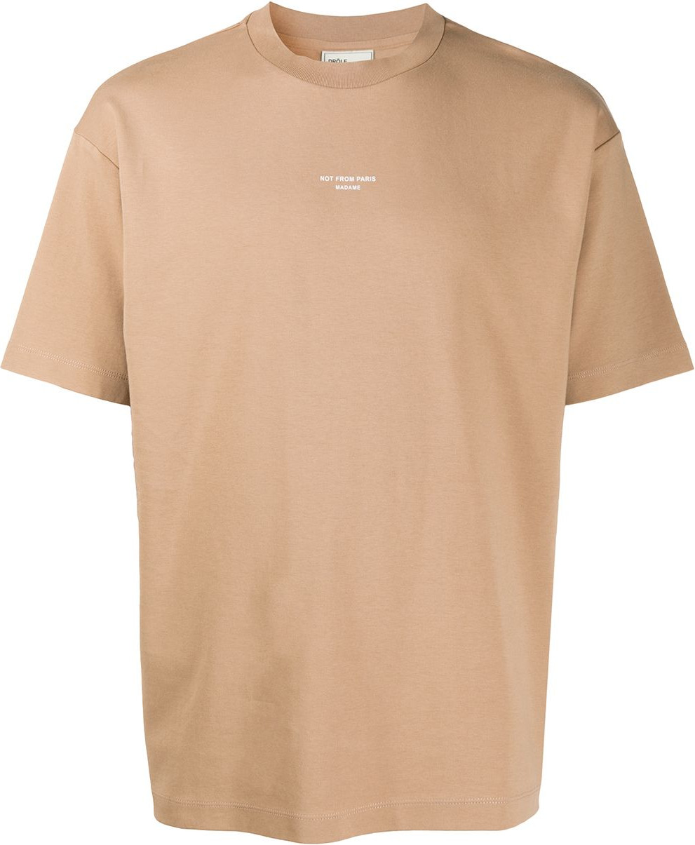 Drôle De Monsieur - Logo print cotton T-shirt