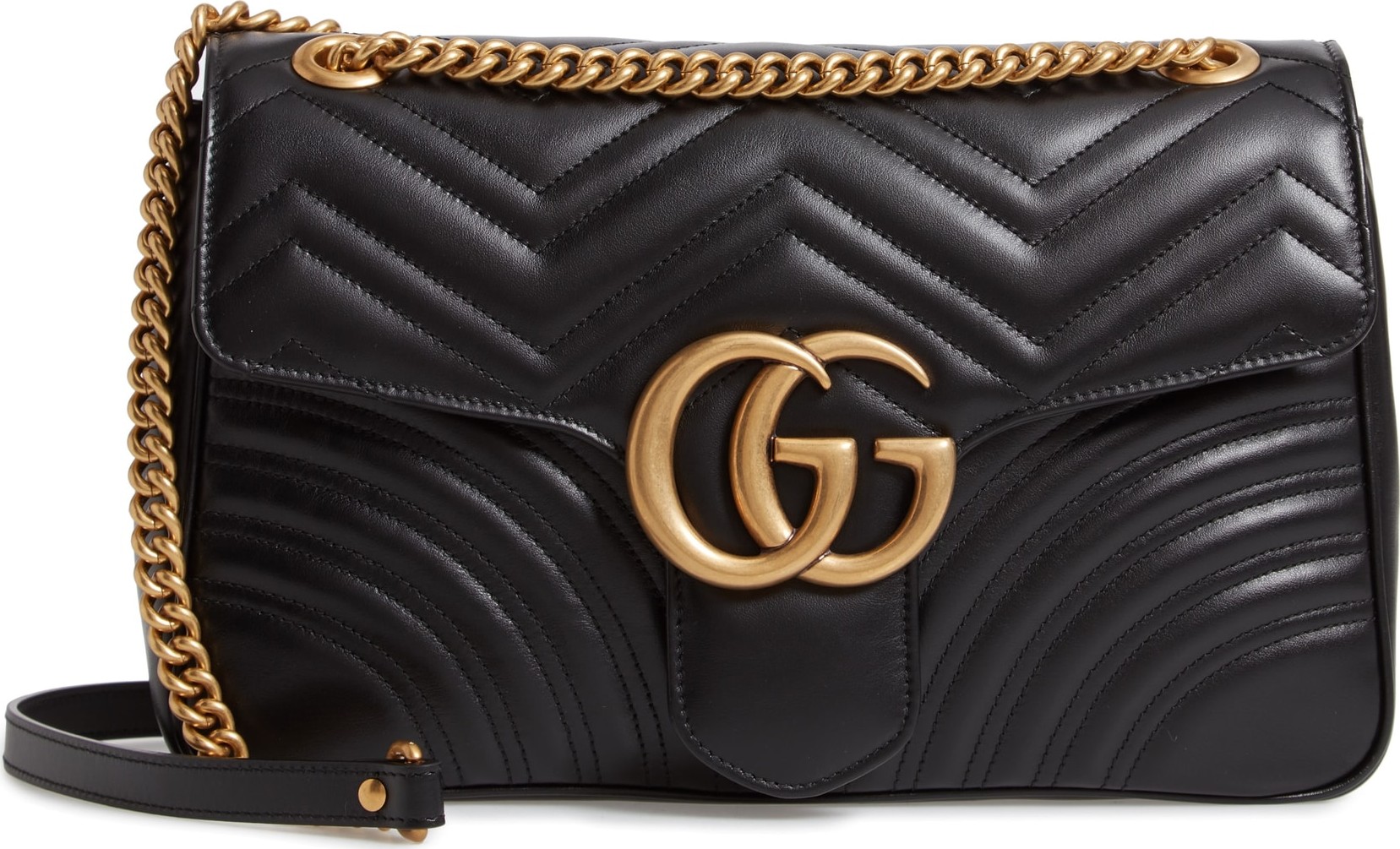 Gucci Medium GG Marmont 2.0 Matelassé Leather Shoulder Bag