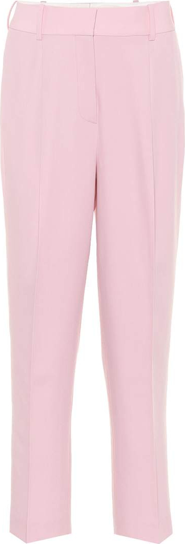 Bottega Veneta Cropped wool gabardine trousers