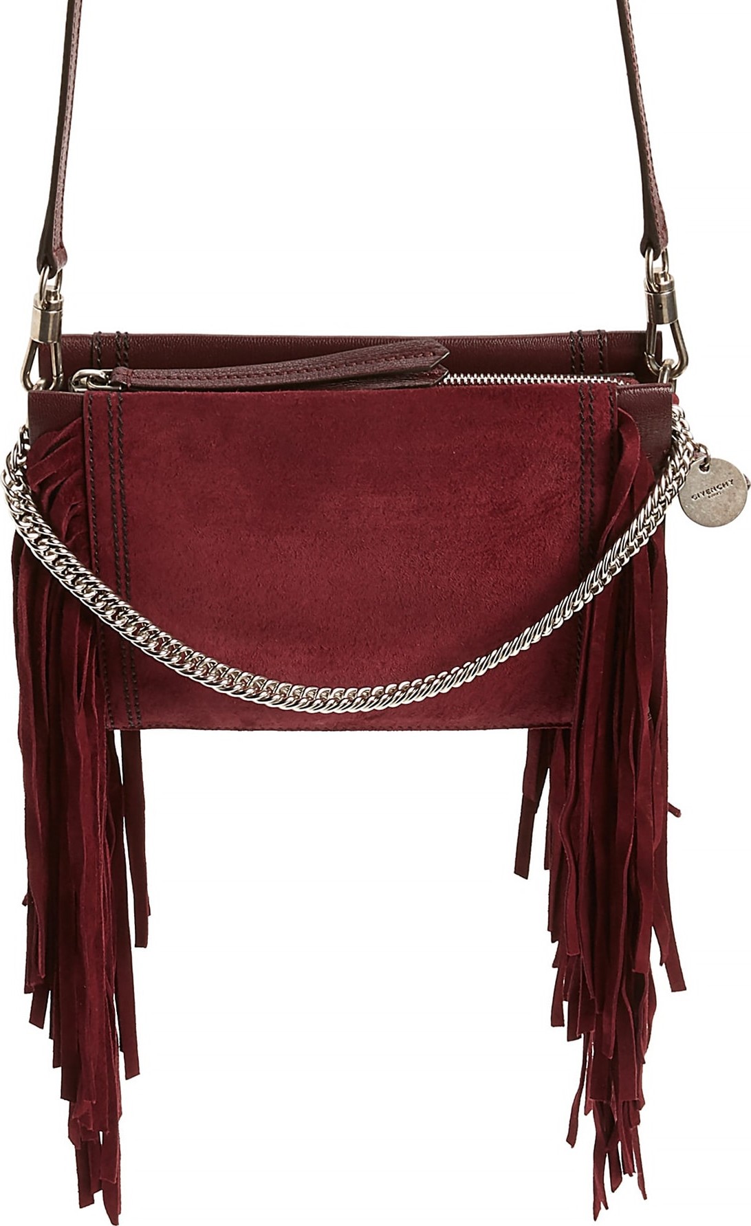 Givenchy Cross 3 Fringe Leather Crossbody Bag
