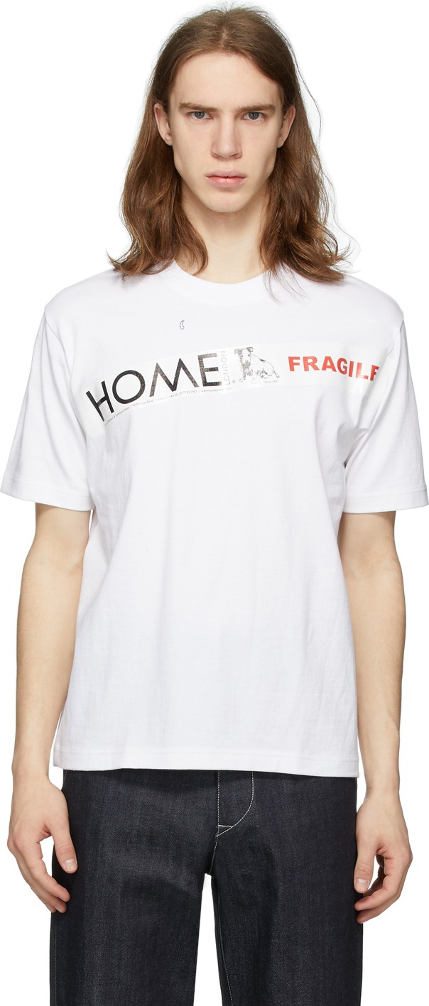 Junya Watanabe White 'Home London' T-Shirt