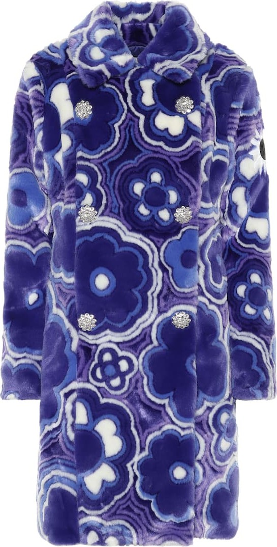 Moncler Genius 8 MONCLER RICHARD QUINN Donyale floral faux-fur coat