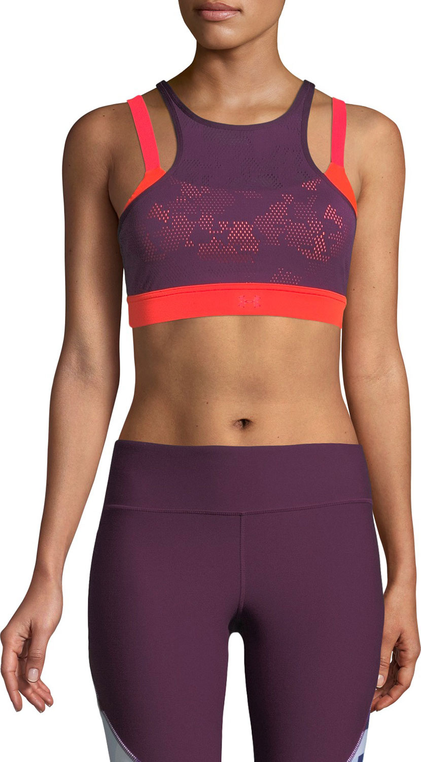Under Armour Vanish Mesh Mid-Impact Sports Bra