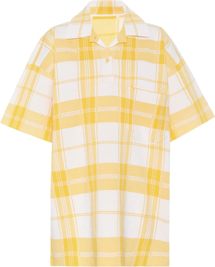 Jacquemus Le Polo Torchon checked polo shirt