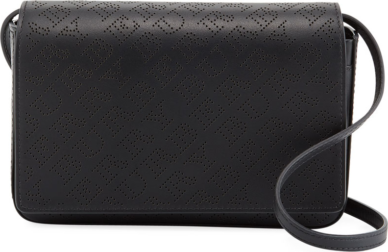 Burberry London England Hampshire Leather Shoulder Bag