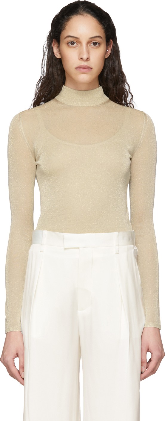 Max Mara Beige Pietra Turtleneck