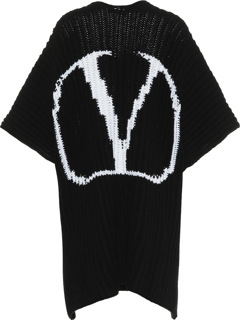 Valentino VLOGO wool cape