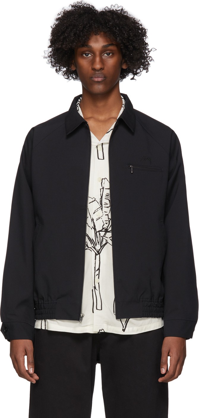 Stussy Black Bryan Jacket