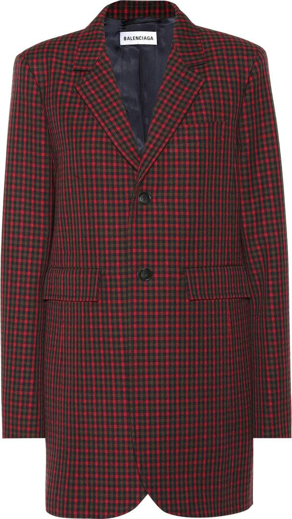 Balenciaga Checked wool blazer