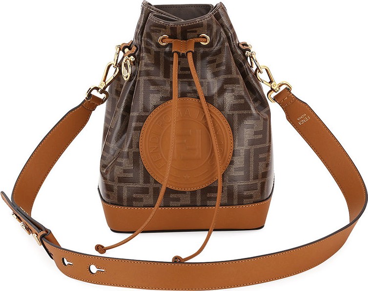 Fendi 1974 Mon Tresor Grande Fabric Bucket Bag