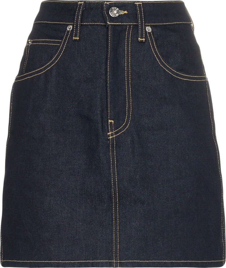 EVE DENIM Raw denim Tallulah Skirt