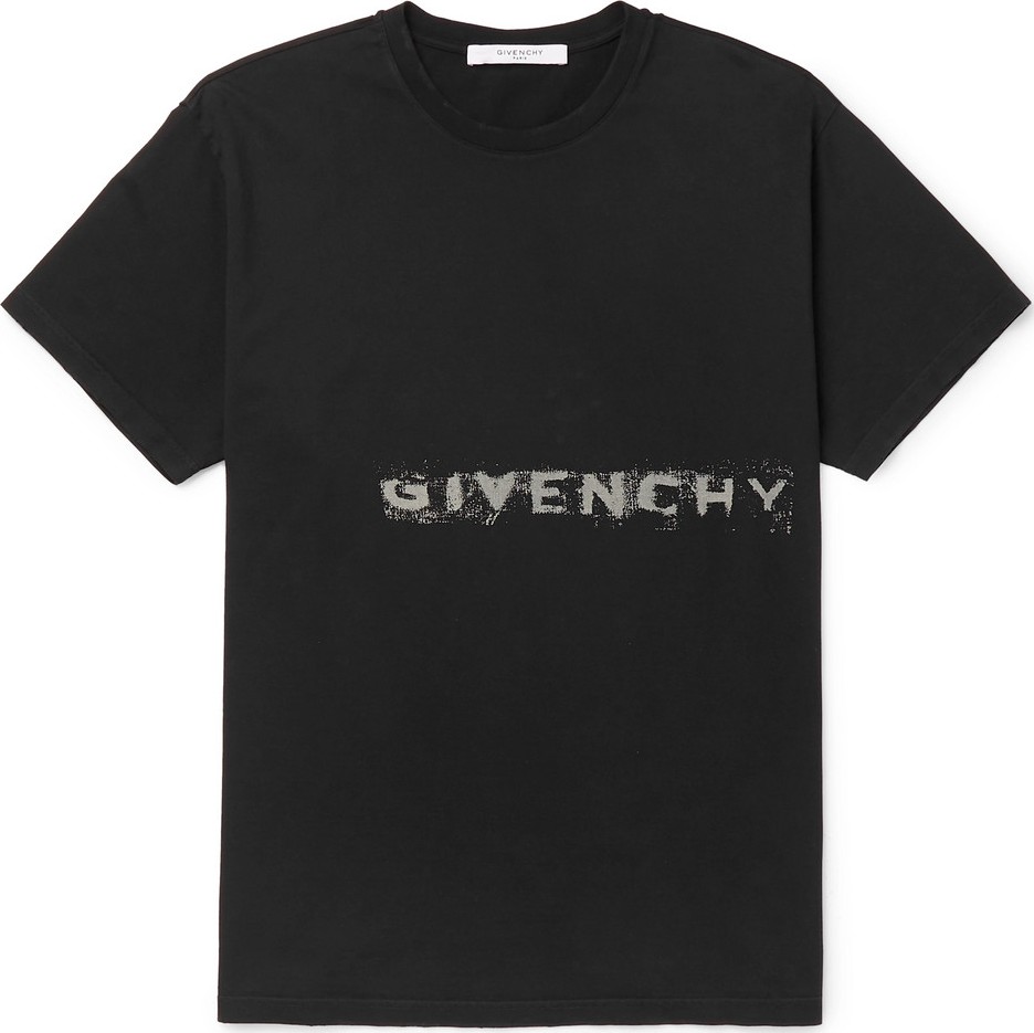 Givenchy Oversized Logo-Print Cotton-Jersey T-Shirt