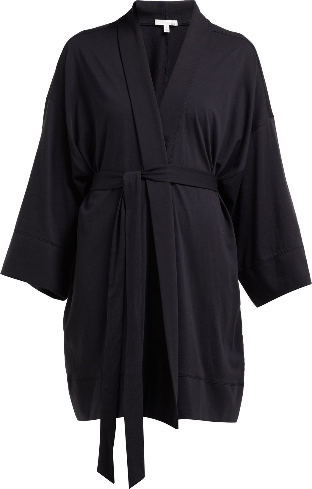SKIN Serena cotton robe