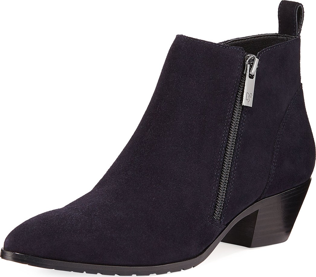 Donald J Pliner Dixie Pointed-Toe Suede Booties