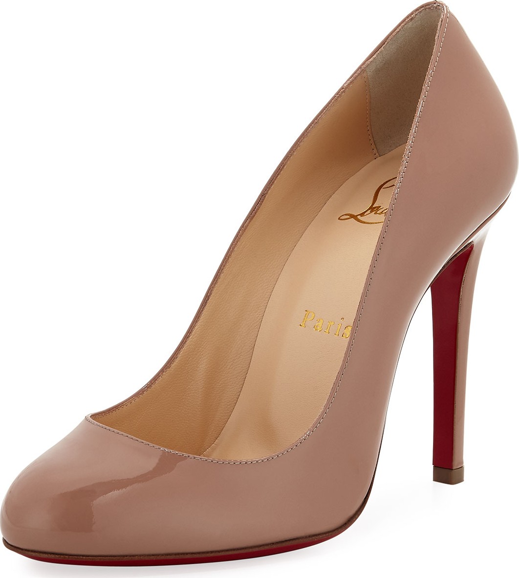 Christian Louboutin Fifille Patent Red Sole Pump