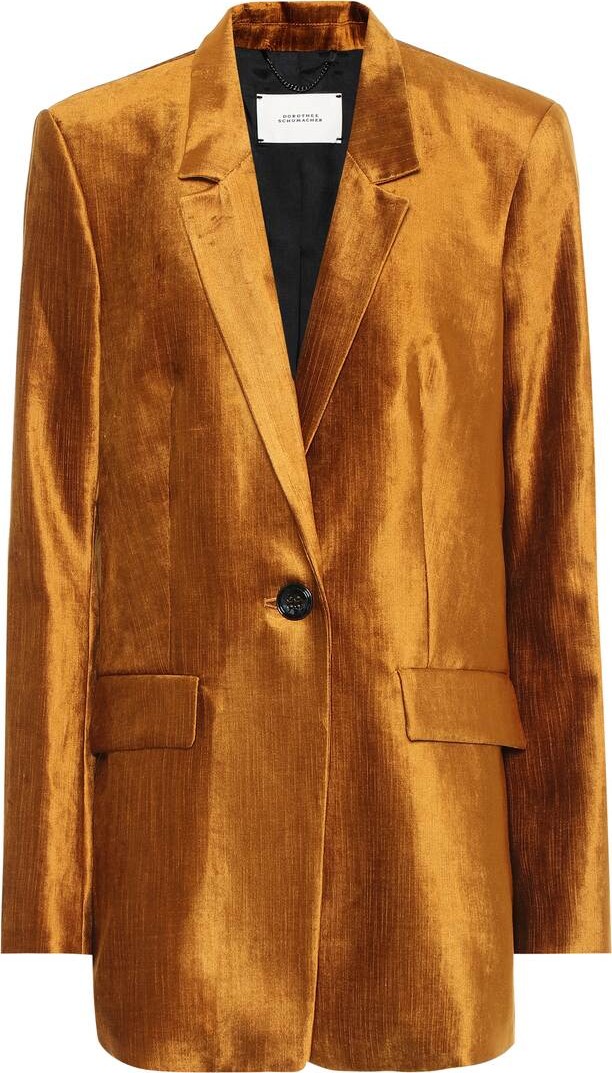 Dorothee Schumacher Glamorous velvet blazer