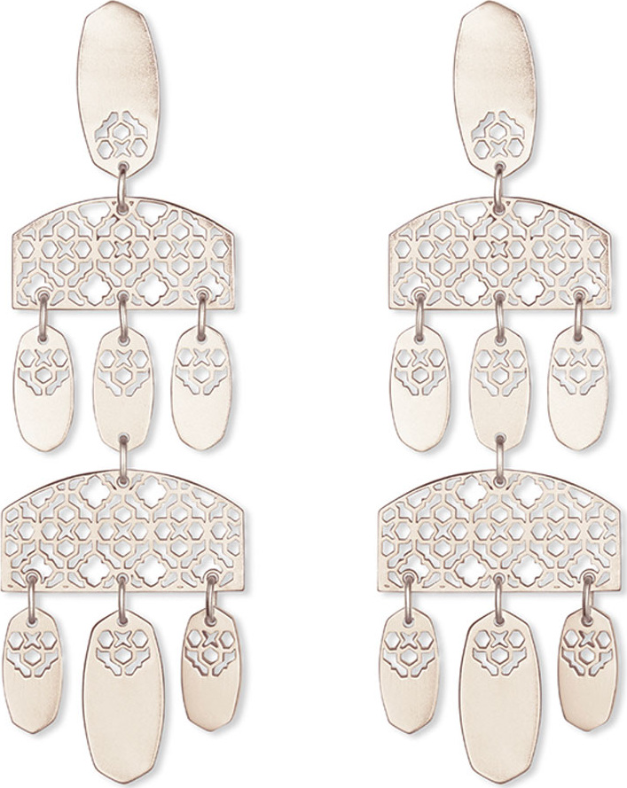 Kendra Scott Emmett Filigree Chandelier Dangle Earrings