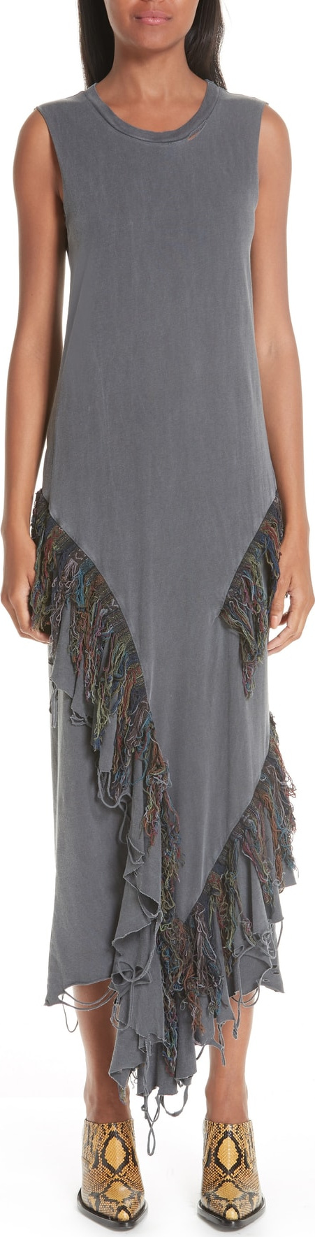 Alchemist Adriana Ikat Fringe Dress