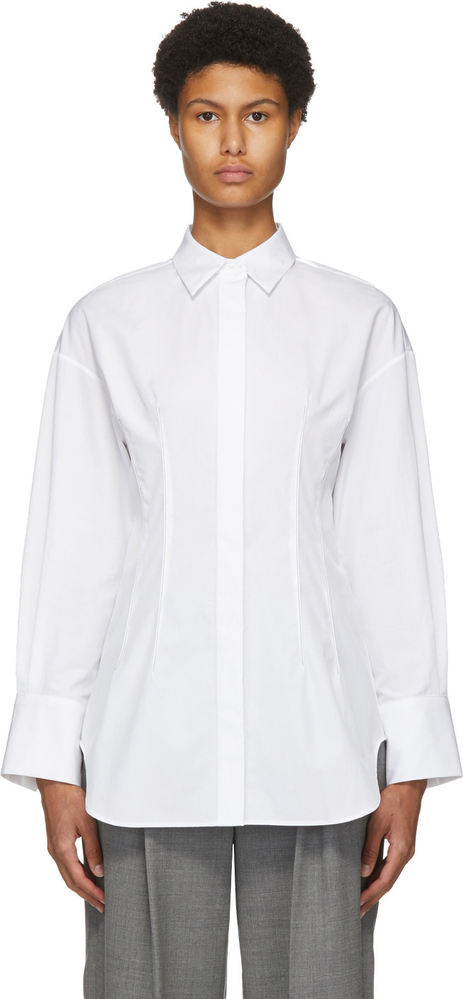 Partow - White Poplin Petra Shirt