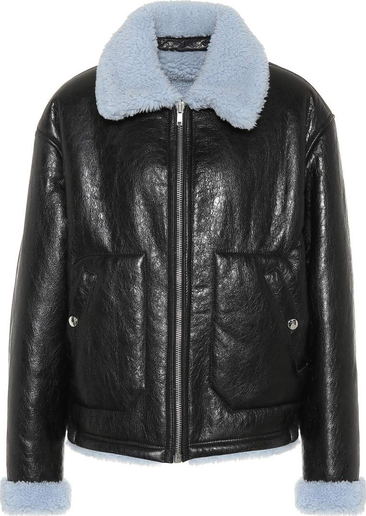 McQ - Alexander McQueen Reversible leather shearling jacket