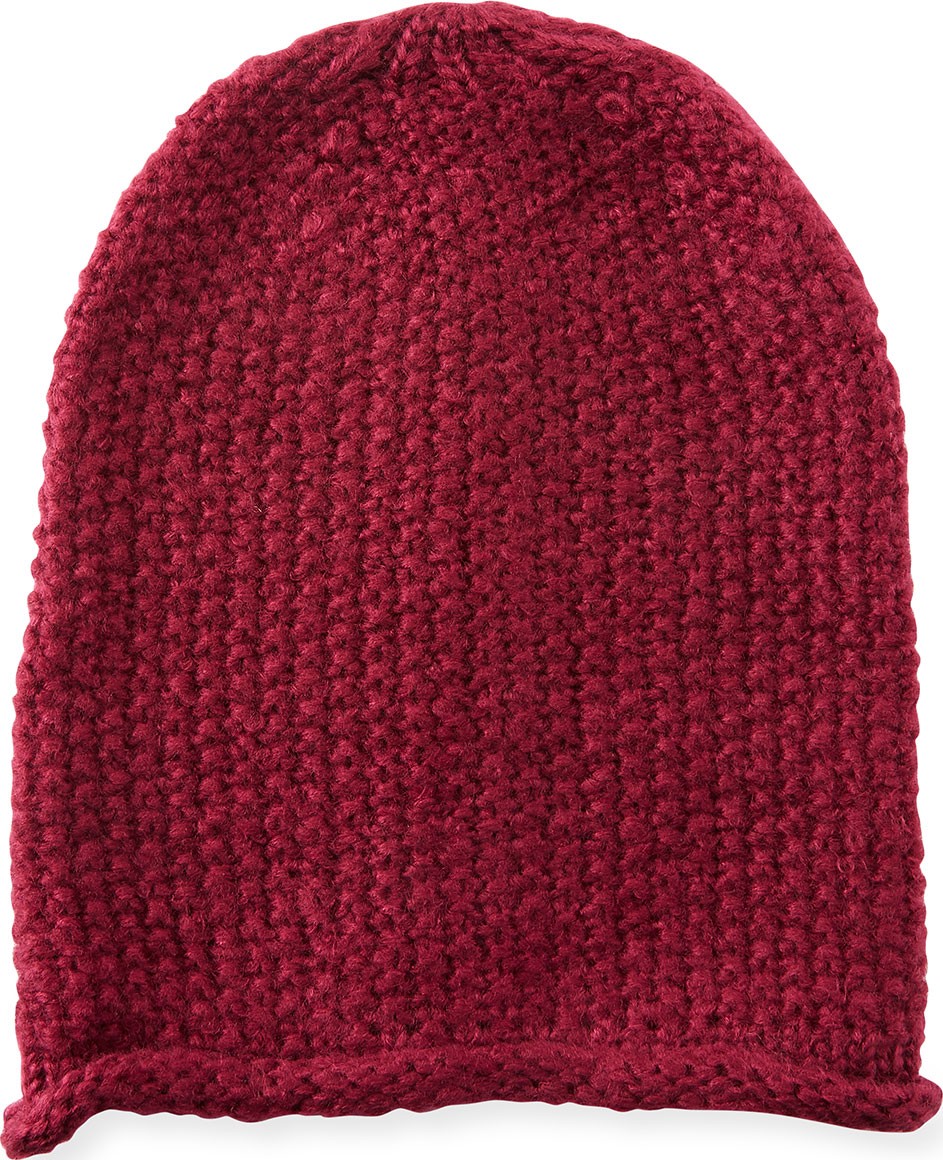 Rebecca Minkoff Simple Solid Slouchy Beanie Hat