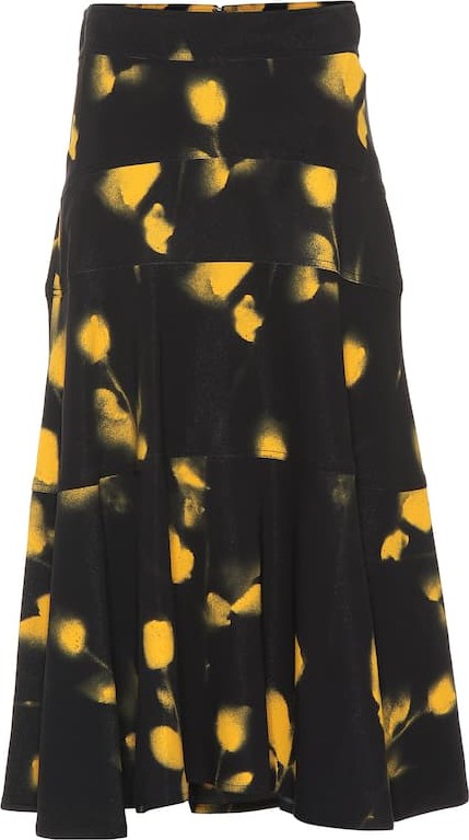 Proenza Schouler Floral cady skirt