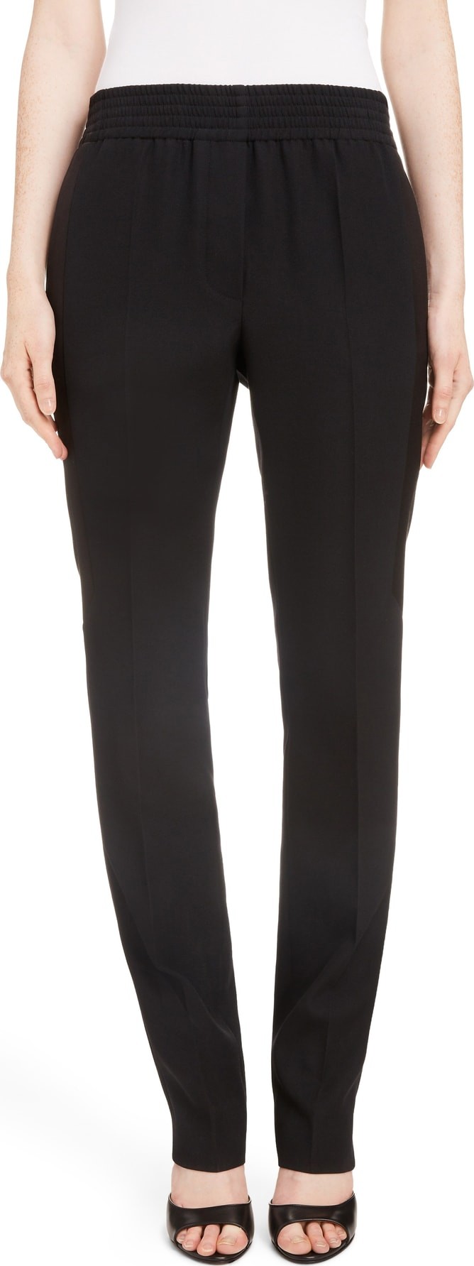 Givenchy Contrast Stripe Elastic Waist Pants