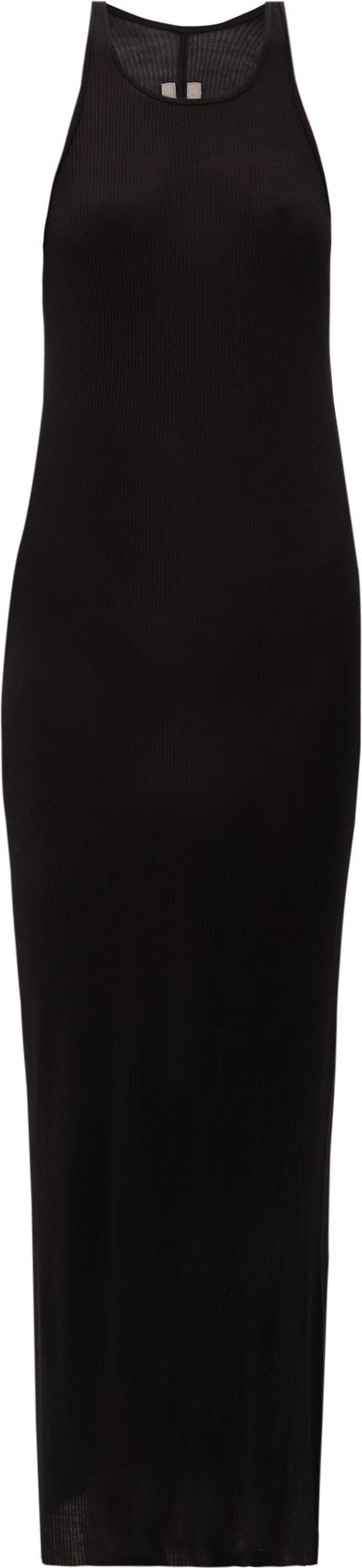 Rick Owens Round-neck ribbed-jersey dress