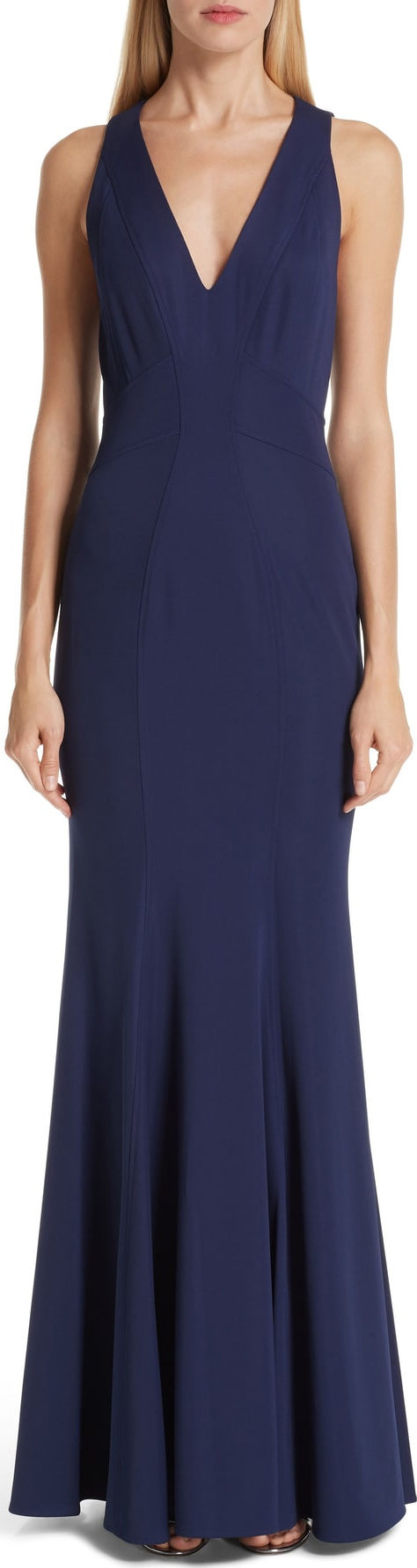 ZAC Zac Posen Sirena Trumpet Gown