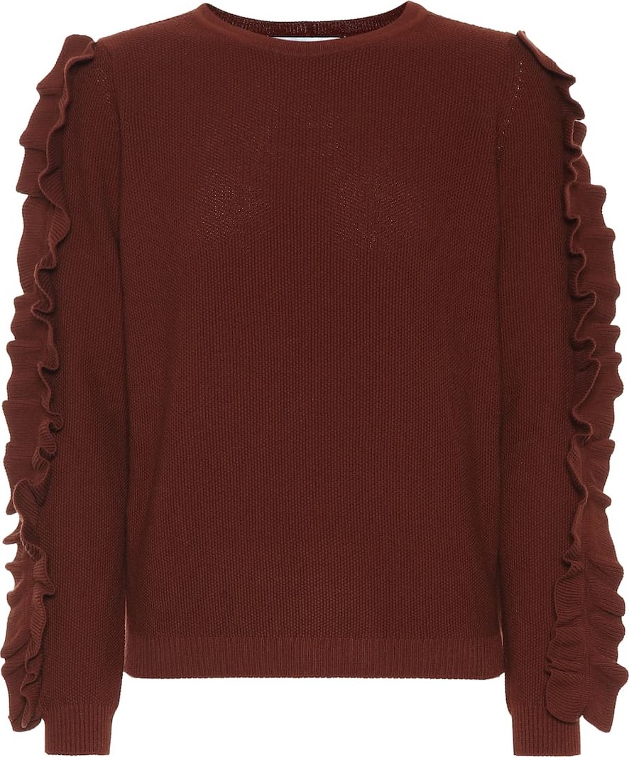 Max Mara Ruffle-trimmed sweater