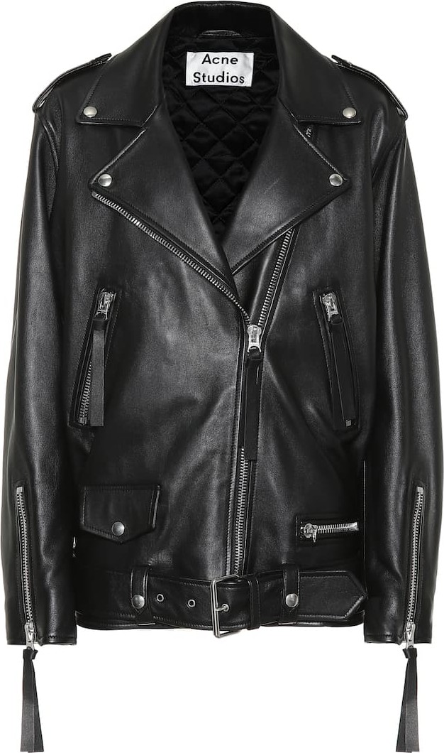 Acne Studios New Myrtle leather jacket