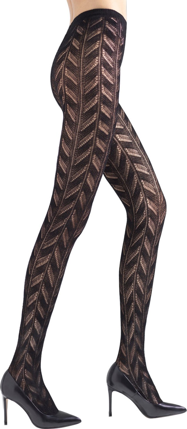 Natori Wool Quilt Jacquard Tights