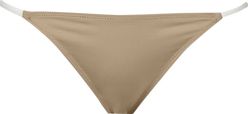 Marysia la jolla bottom in stone with coconut contrast