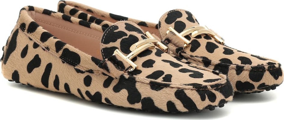 Tod's Gommino calf hair loafers