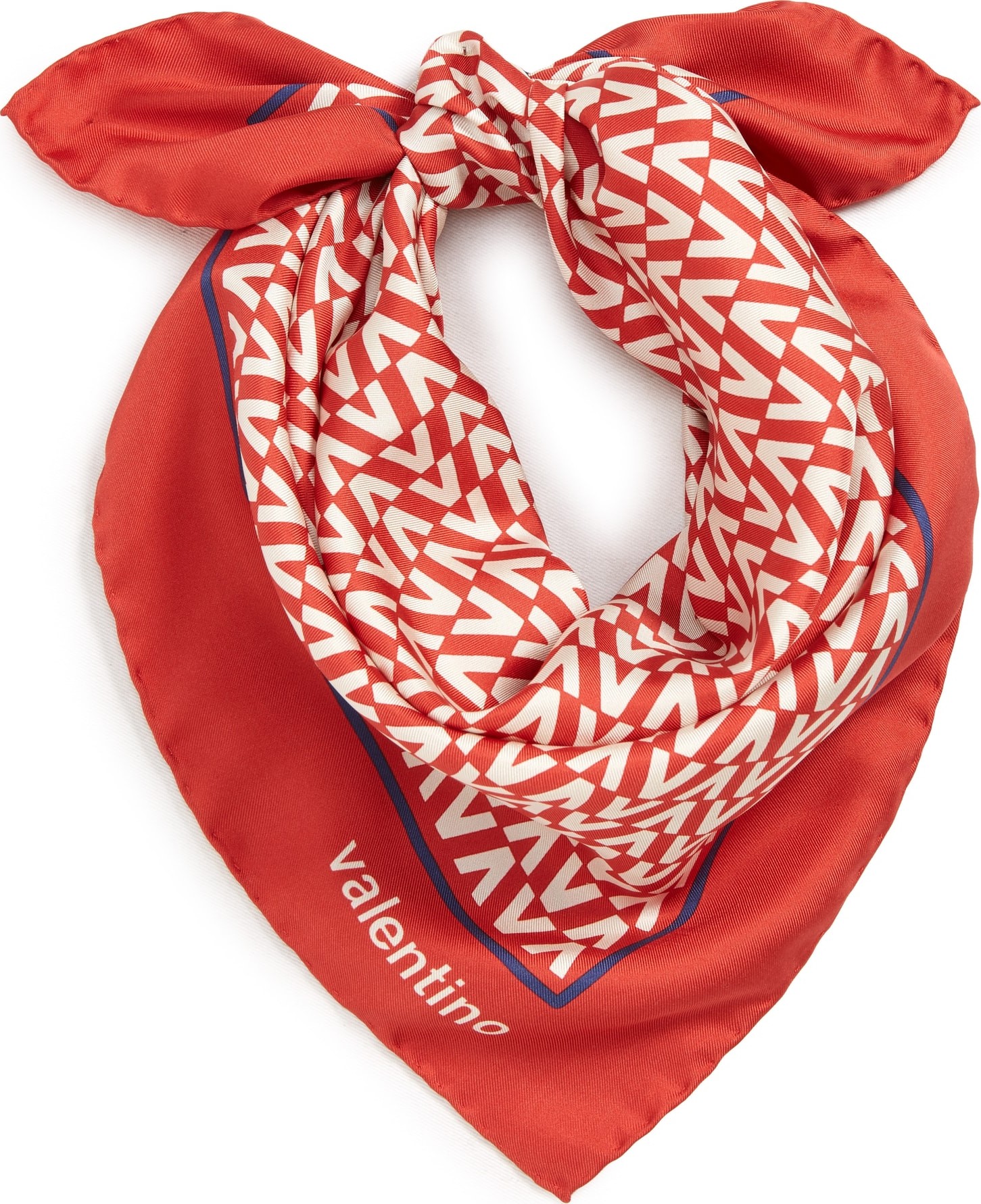 Valentino Optical Valentino Square Silk Scarf