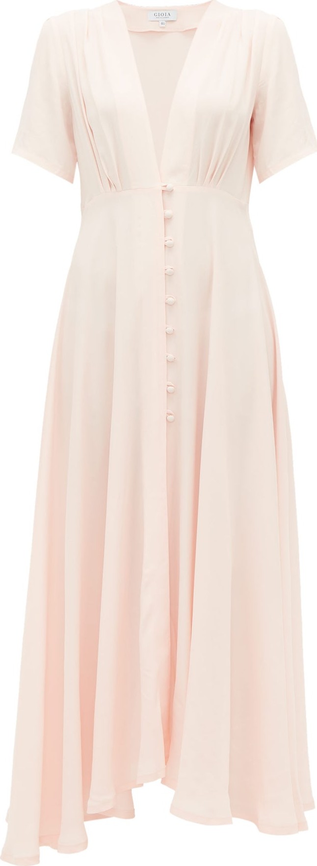 Gioia Bini Carolina short-sleeved cady dress