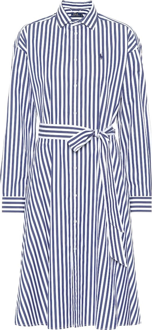 Polo Ralph Lauren Striped cotton midi dress