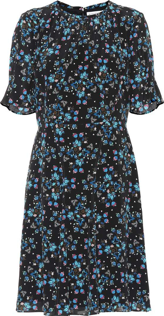 Altuzarra Floral-printed silk minidress
