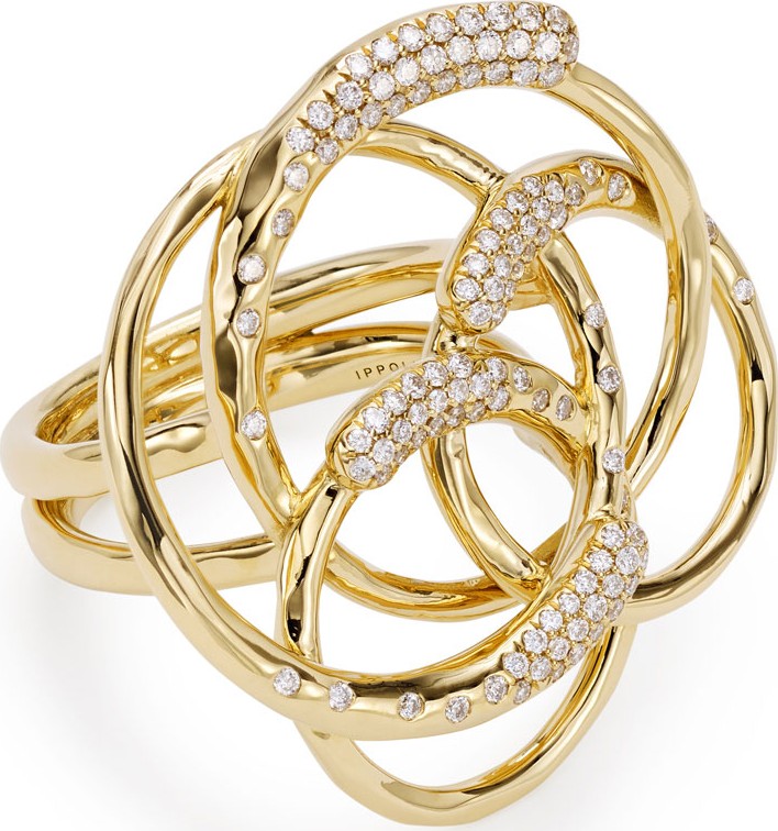 IPPOLITA 18k Gold & Diamond Stardust Ring
