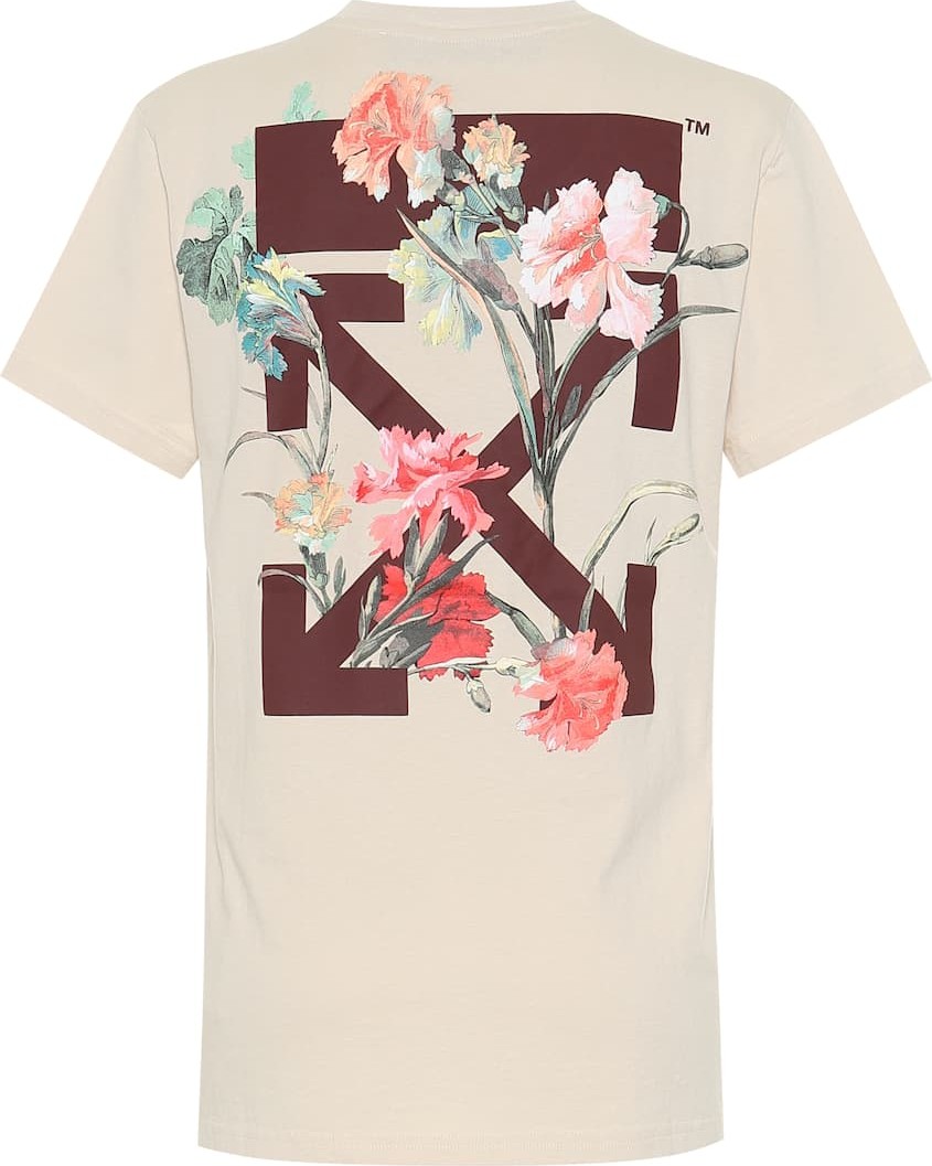 Off White Printed cotton T-shirt
