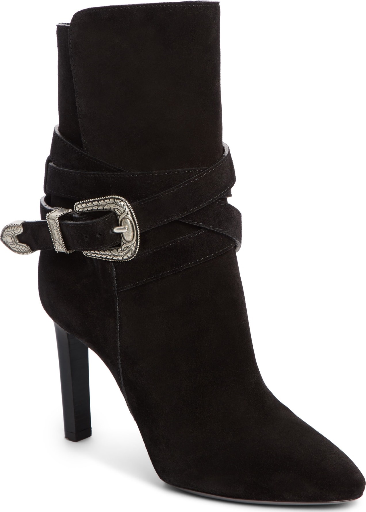 Saint Laurent Mica Buckle Bootie