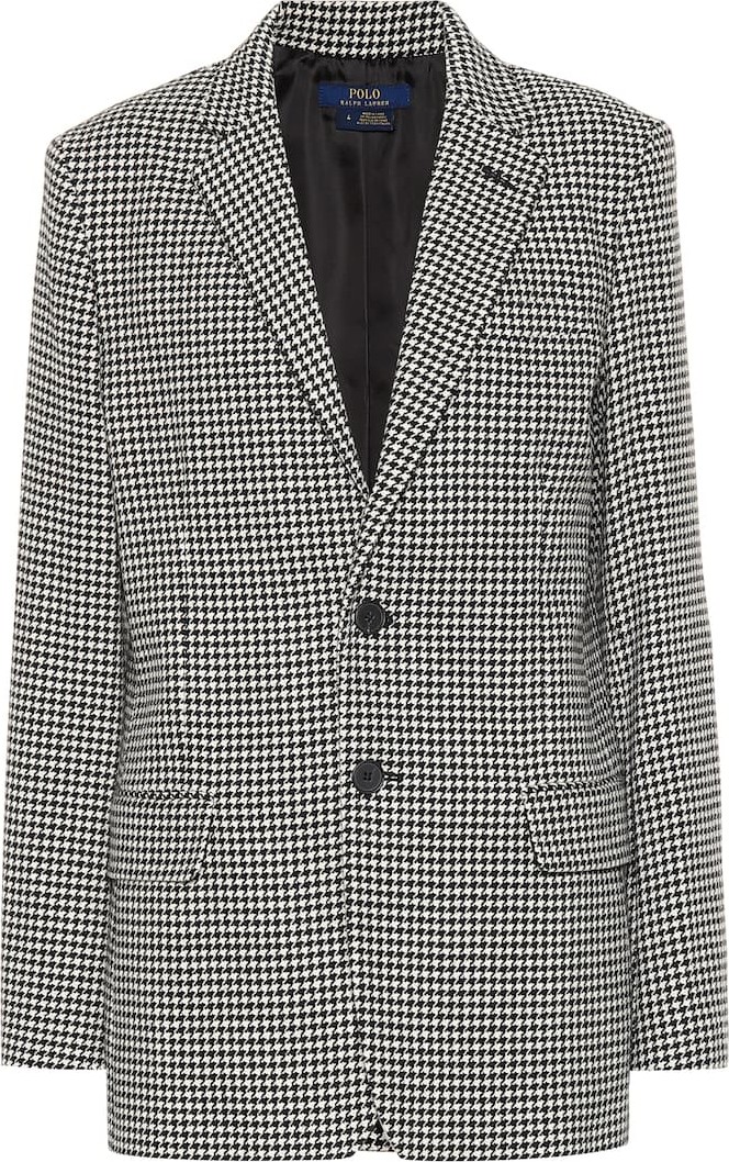 Polo Ralph Lauren Houndstooth wool-blend blazer