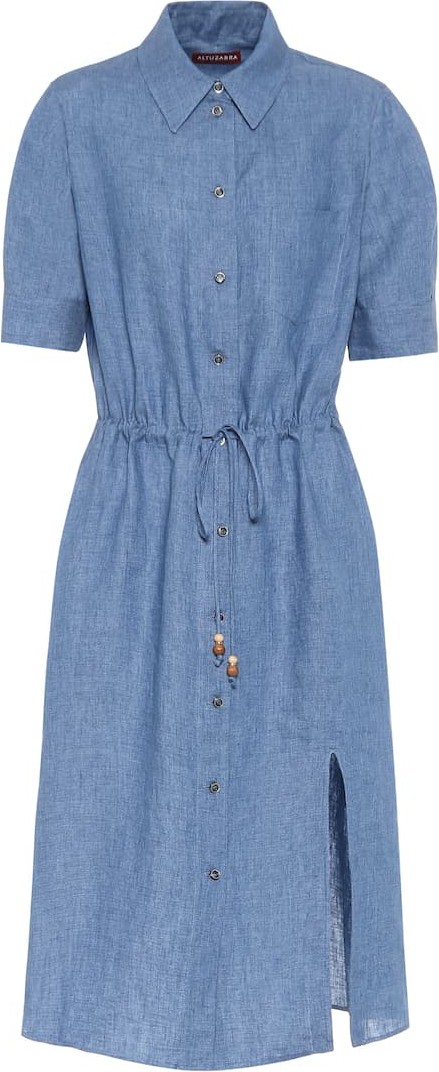 Altuzarra Exclusive to Mytheresa – Jax linen midi shirt dress
