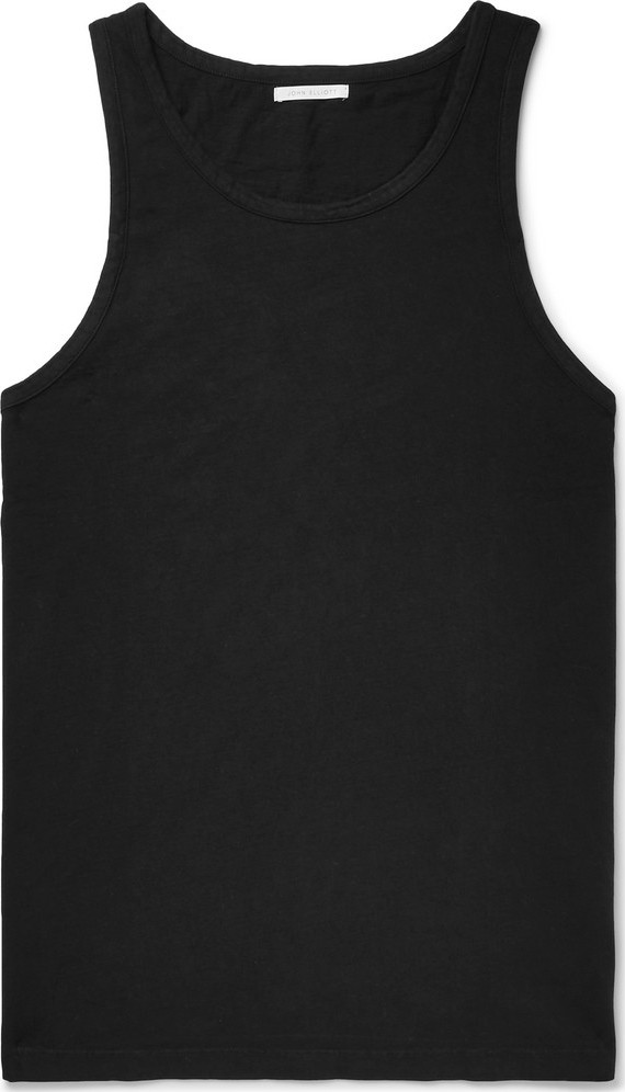John Elliott Oversized Cotton-Jersey Tank Top
