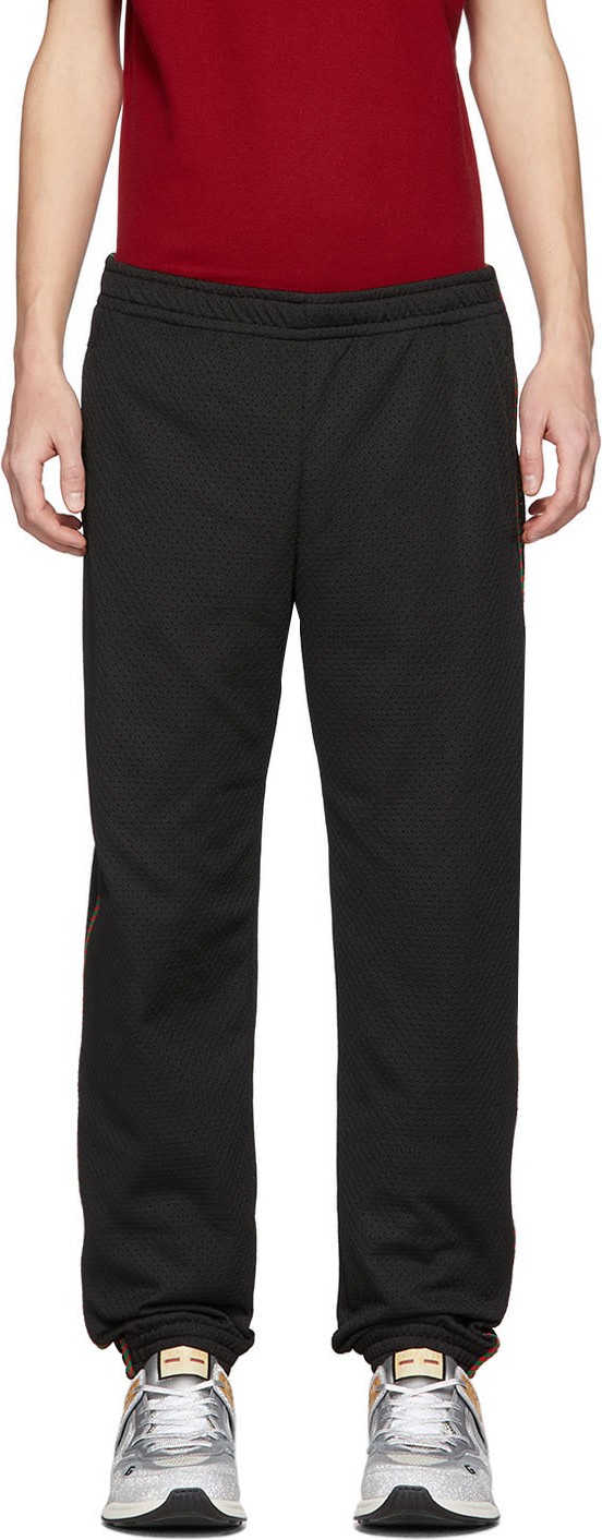 Gucci Black Net Lounge Pants